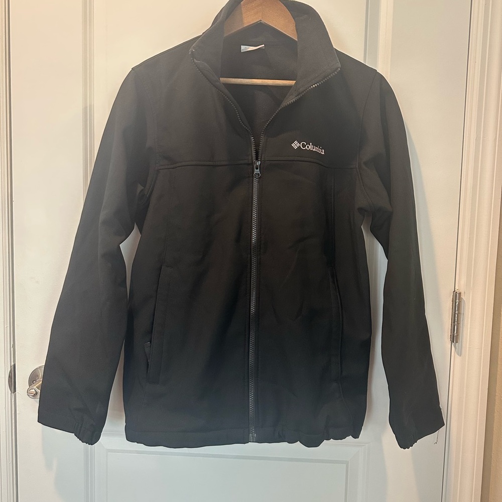 Columbia Men's Black Full-Zip Jacket Size Small